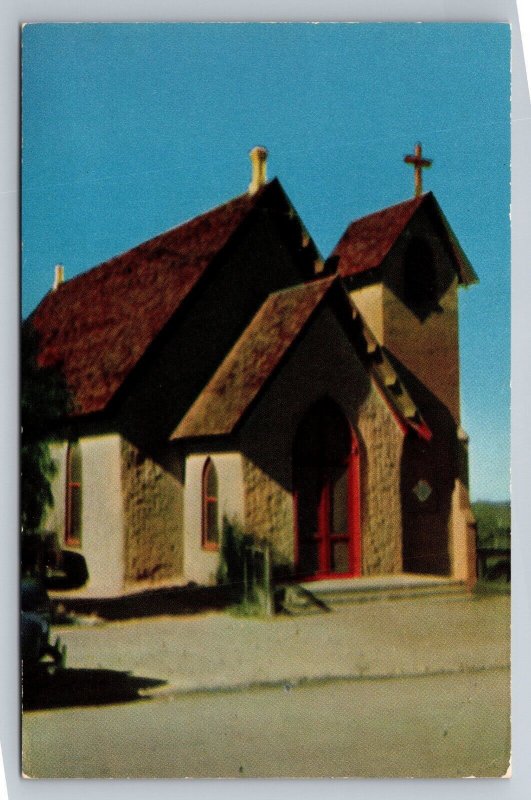 Episcopal Church of Tombstone Postcard Oldest Protestant Church Arizona