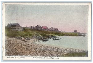 1923 Shore Cottages Kennebunkport Maine ME Vintage EC Miller Postcard