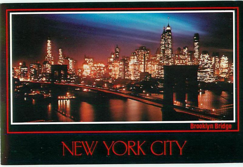 Vintage Postcard Brooklyn Bridge New York City  New York  # 1518