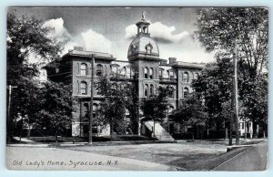 SYRACUSE, New York NY ~ OLD LADY'S HOME ca 1910s  Postcard