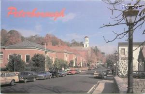 NH, Peterborough, New Hampshire, Street Scene, New England Color