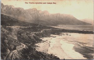 South Africa The Twelve Apostles and Camps Bay Vintage Postcard C078