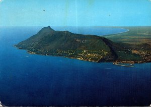 Italy San Felice Circeo Il promontorio del Circeo Veduta aerea 1973