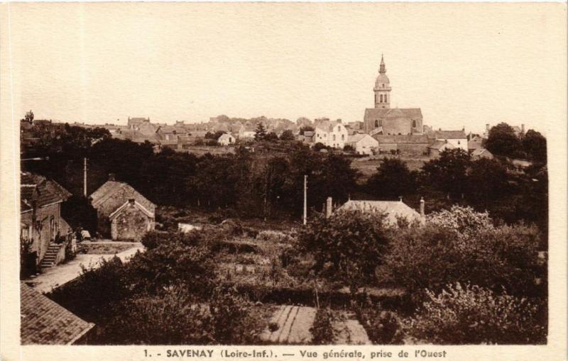 CPA Savenay Vue générale, prise de l'Ouest (610794)