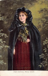 IRELAND~IRISH COLLEEN (IRISH FOR GIRL OR WOMAN)-KERRY CLOAK 1913 POSTCARD
