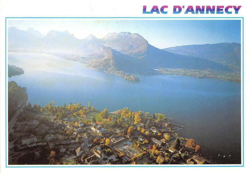 BR2140 Lac d annecy Splendeur d automne sur la baie de talloires  france