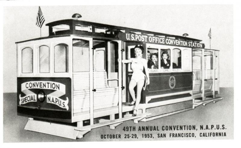 CA  SAN FRANCISCO POST OFFICE CONVENTION postcard GIRL