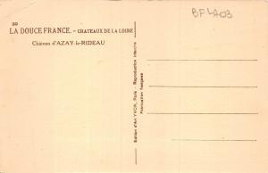 BF4703 chateau d azay le rideau france