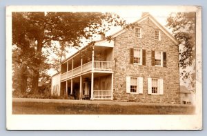 J96/ New Paltz New York RPPC Postcard c1930s Old House Residence 16