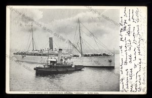 UC161 - Union Castle Liner - German - postcard