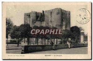 Old Postcard Niort Le Donjon