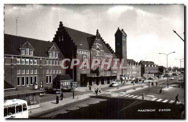 Postcard Modern Maastricht Station