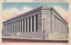 Pennsylvania Pittsburgh The New Building Mellon Institute 1937 Curteich