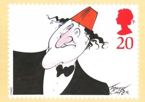 Tommy Cooper Rare Limited Edition FDC Welsh Postmark Postcard