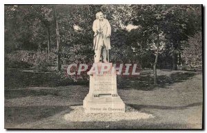 Old Postcard Statue of Chevreul