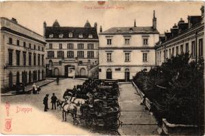 CPA DIEPPE-Place Camille St-SAENS (347255)