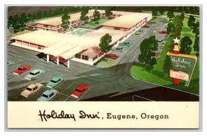 Artist Concept Holiday Inn Motel Eugene Oregon OR UNP Chrome Postcard V22