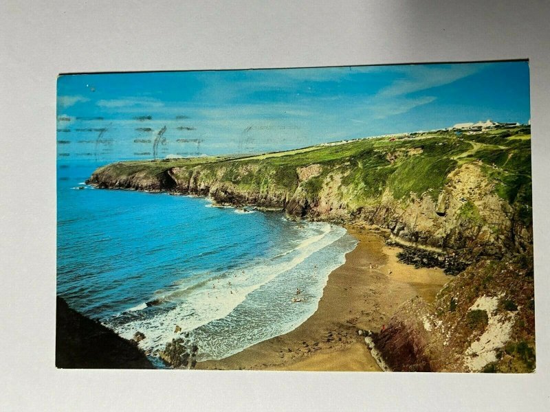 POSTED VINTAGE POSTCARD - CAERFAI BAY ST DAVIDS  (KK549)