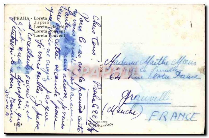 Old Postcard Praha Loreta