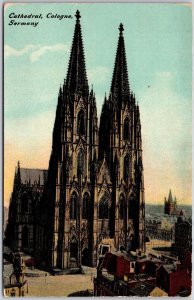 Cathedrale Cologne Germany Monument Gothic Architecture Parish Church Postcard