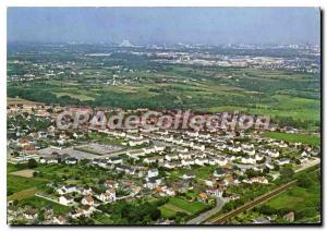 Postcard Modern Coueron aerial view on the Loire Atlantique Chabossiere