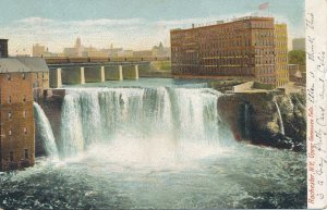 Rochester NY, New York - Upper Genessee Falls - pm 1907 - UDB