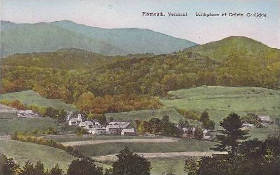 Vermont Plymouth The Birthplace Of Calvin Coolidge Albertype