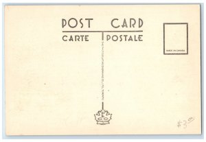 Brandon Manitoba Canada Postcard General View c1940's Vintage Unposted