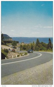 Road Scene in New Brunswick's Fundy National Park, N.B.,  Canada,  40-60s
