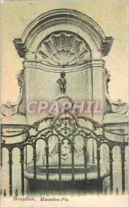 Old Postcard Brussels Manneken Pis