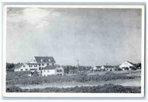 c1940's Seaside House and Cottage on Gooche's Beach Kennebunk Beach ME Postcard 