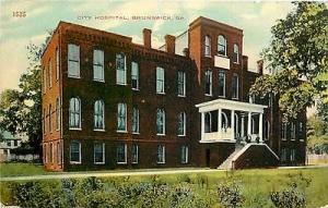 GA-BRUNSWICK-CITY HOSPITAL-TOWN VIEW-EARLY-Q35097
