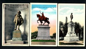 I 31 U.S. 5 Statues Monuments, Ala. The Iron Man, N.J. Pilgrim, Saint Louis