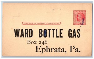 1940 Ward Bottle Gas Box 246 Ephrata Pennsylvania Advertising Vintage Postcard