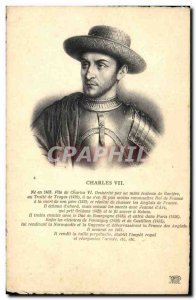 Old Postcard King Charles VII of France
