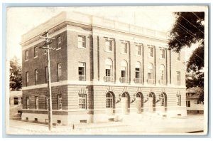 1920 Post Office Building Pendleton Oregon OR RPPC Photo Posted Vintage Postcard