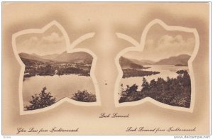 2-Views Of Panoramas, Loch Lomond, Scotland, UK, 1900-1910s