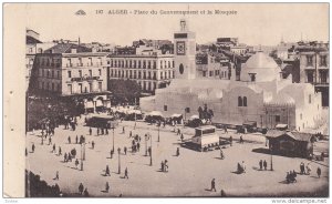 ALGER, Algeria, 1900-1910´s; Place Du Gouvernement Et La Mosquee