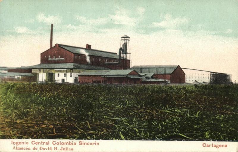 colombia, CARTAGENA, Ingenio Central Colombia Sincerin (1905)