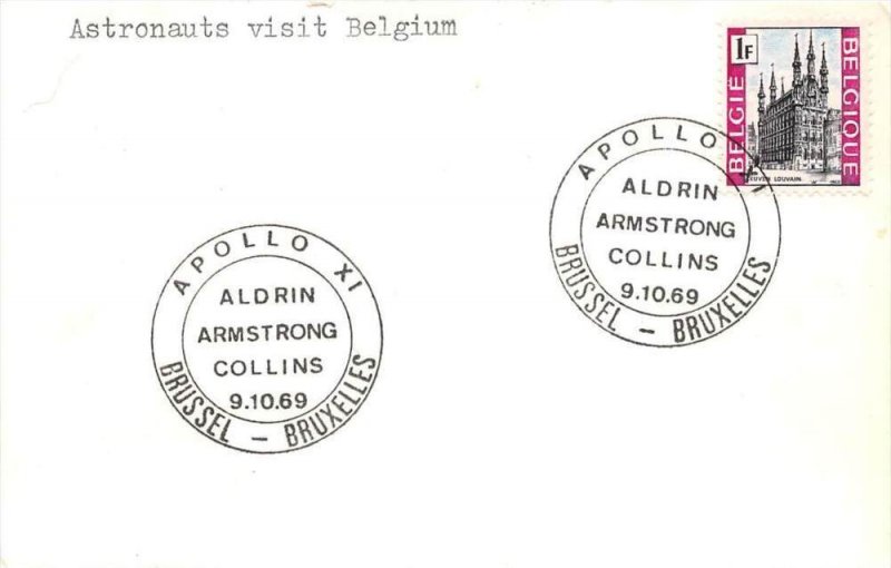 16105 Brussel, Bruxelles, Astronauts visit Belgium Aldrin, Armstrong, Collins...