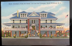 Vintage Postcard 1959 Children's Fresh Air Home, N. Wildwood, New Jersey (NJ)