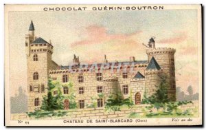 Chromo Chocolate Guerin Boutron Chateau De Saint Blancard