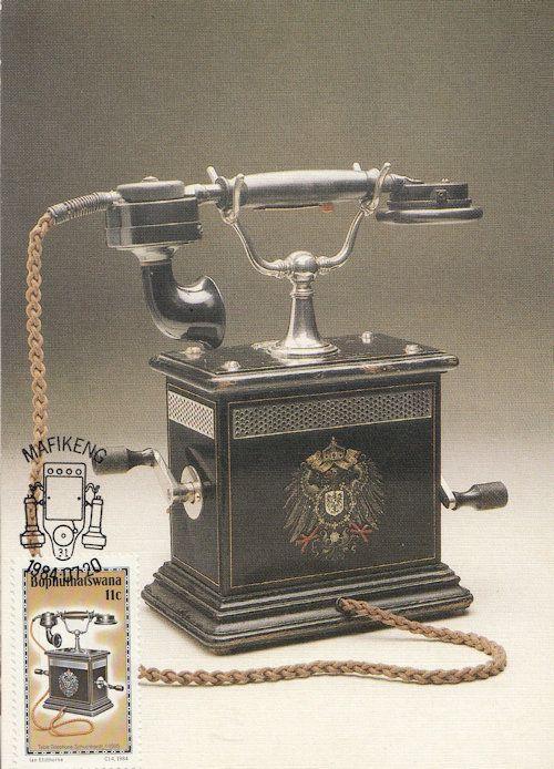 Schuchhardt 1905 German Telephone FDC Limited Edition Stamp & Postcard