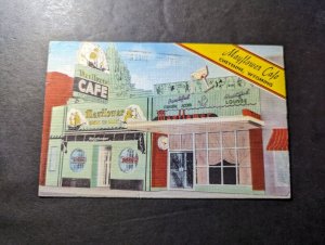 1961 USA Postcard Cover Cheyenne WY to Des Moines IA Mayflower Cafe