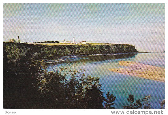 The Lighthouse located on Cape Madeleine,  Riviere Madeleine,  Gaspe' Nord,  ...