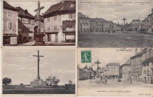 RELIGION CATHOLIC STATUES CROSSES France 700 Vintage Postcards pre-1940 (L5777)