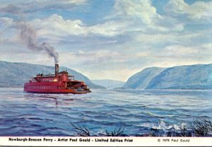 Ships The Newburgh-Beacon Ferrt Artist Paul Gould 1981