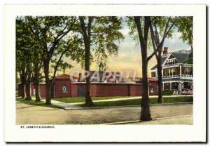 Old Postcard St. Joseph & # 39s peck Old Church House