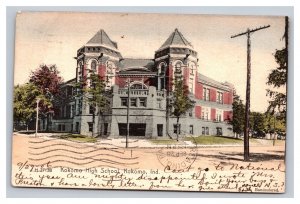 Vintage 1906 Postcard Kokomo High School, Kokomo, Indiana