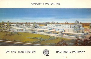 Colony 7 Motor Inn Baltimore, Maryland MD s 